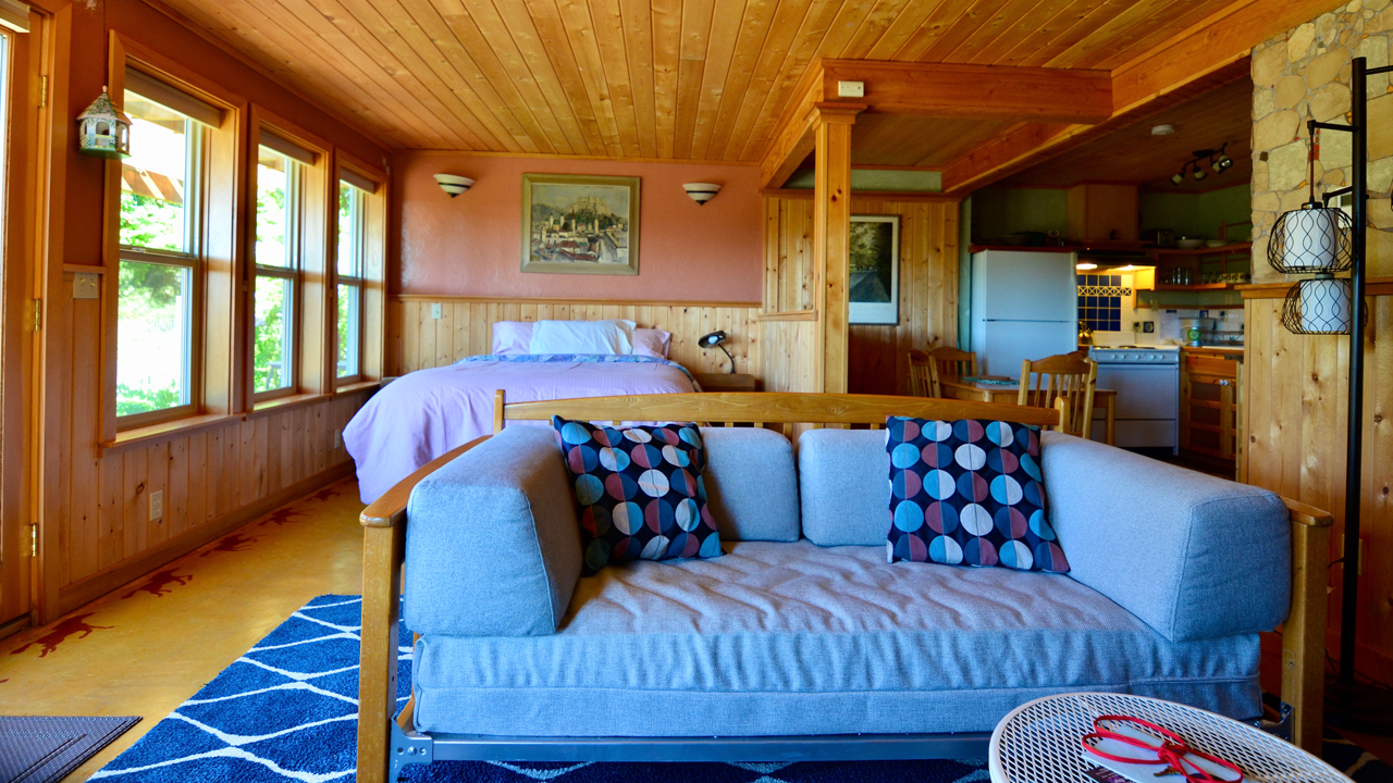 living room in the sunset sky suite